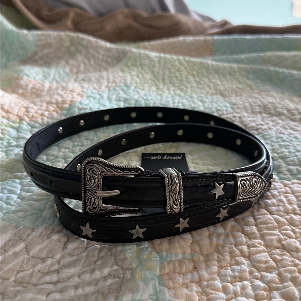 NWT Nasty Gal western black belt